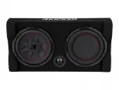 Kicker 48TRTP102 Dual 10-Inch Down-Firing CompRT 2-Ohm Enclosure Compatible with 800 Watts 10" Subwoofer