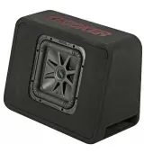 Kicker 45TL7R102 Car Audio L7R Solobaric L7 Single 10" Truck Sub Box Enclosure