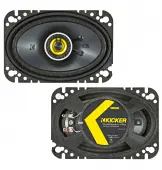 Kicker 46CSC464 Car Audio 4x6" Coaxial Full Range Stereo Speakers Pair CSC46