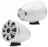 Kicker 46KMFC8W Marine Audio Boat Flat Surface Mount 8" Tower Speakers White