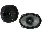 Kicker 51KSC6904 KS 6x9 Inch Car Audio Stereo Speakers Coaxial 150 Watt RMS 2 Way Design