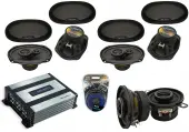 Harmony (2) R69 R35 Compatible with Toyota Camry 2007-2011 OEM Speaker Replacement & HA-A400.4 Amp