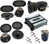 Harmony Speakers Compatible with Toyota Tacoma 2005-2015 Factory Speaker Replacement Harmony Speakers & HA-A400.4 Amp