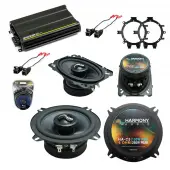 Harmony R5 R46 Compatible with GMC Sierra 1999-2006 OEM Speaker Replacement & HA-A400.4 Amp