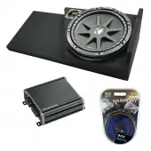 2014 - 2018 Chevy Silverado Double Cab Kicker Comp C10 Single 10 Sub Box CXA400.1