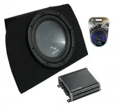 1990-2005 Mazda Miata MX-5 Convertible Harmony R104 Single 10" Sub Box & CXA400.1