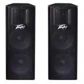 Peavey PV 215 1400 Watts Power Peak Two-Way Double 15-Inch Speakers (572170) -PAIR