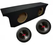 2007-2018 Jeep Wrangler JK Unlimited Alpine Next-Generation R-Series R2-W10D2 Dual 10" Sub Box Enclosure - Final 2 Ohm