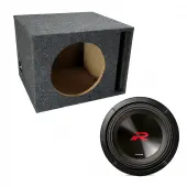 Universal Car Stereo Vented Port Single 10" Alpine Next-Generation R-Series R2-W10D4 Sub Box Enclosure - Final 2 Ohm