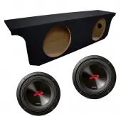 2007-2015 Jeep Wrangler JK Unlimited Alpine Next-Generation R-Series R2-W12D2 Dual 12" Sub B...