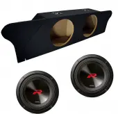 2012-2015 Chevy Camaro Coupe Trunk Alpine Next-Generation R-Series R2-W12D2 Dual 12" Sub Box Enclosure New - Final 2 Ohm