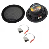 Harmony Audio R65 Compatible with Kia Sportage 2011-2020 Speaker Replacement Front and Rear Car Audio Kit Bundle with harness