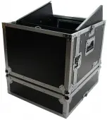 Harmony Cases HCM6U DJ Pro Audio 10U Slant Top 8U Vertical Mixer Rack Case New