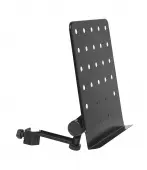 Stagg MUS-ARM 1 Small 12.4x9.4 Inch Perforated Music Stand Plate with Attachable Holder Arm