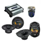 Compatible with Jeep Grand Cherokee 05-13 OEM Speaker Replacement Harmony R69 R65 & CXA360.4 Amp