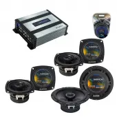 Compatible with Toyota Land Cruiser 1997-2012 OEM Speaker Replacement Harmony Speakers & CXA360.4 Amp