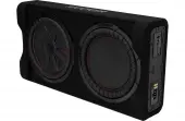 Kicker 49PTRTP12 CompRT Series 500-Watt RMS Powered Down-Firing 12 Inch Loaded Enclosure
