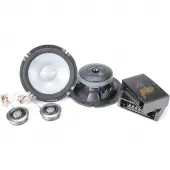 Alpine R2-S652 Car Audio Pro R-Series High-Resolution 2-Way 6.5 Inch Component Speaker Set with External Crossover Systems
