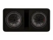 Kicker 48DCWR102 Dual 10-Inch CompR 2-Ohm Enclosure Compatible with 1000 Watts 10" Subwoofer...