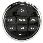 Kicker 46KRC12 Marine Audio Boat Wired Remote Control for Kicker KMC2 & KMC3