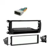 Dodge Neon 2000 2001 Single DIN Stereo Harness Radio Install Dash Kit Package