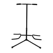 American Sound Connection ASC-GTR001 Pro Audio Double Guitar Stand with Adjustable Secure Latch for Dual Guitars, Holds Two Acoustic or Electric Guitars