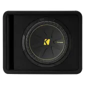 Kicker 50VCWC122 CompC 12-inch 600-Watts Peak Subwoofer 2-Ohm Vented Sub Enclosure