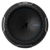 Kicker 51CWQ122 12-Inch CompQ Series 2-Ohm Dual 500 (Watts RMS) 1000 (Watt Peak) Voice Coil Subwoofer