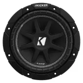 Kicker 43C84 Comp 8" SVC 4-Ohm, 100 Watts RMS 200 Watts Peak Subwoofer for Car, Truck, SUV, UTV Audio Systems