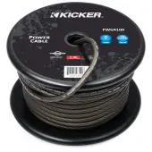 Kicker 46PWG4100 4AWG Power Wire 100 Feet - Gray