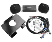 Kicker 50HDS962 Complete Audio Kit with 5.25" Coaxial Speakers, 4-Channel Amplifier & Harness compatible with Harley-Davidson 1996-2013 Street Glide, Electra Glide, Ultra Glide
