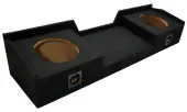 Chevy Silverado 1999-06 Ext Cab Truck Dual 12 Subwoofer Enclosure Sub Box Custom
