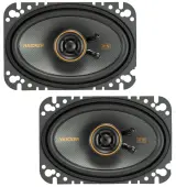 Kicker 47KSC4604 Car Audio 4x6" Coaxial 300W Peak Full Range Speakers KSC4604 - Refurbished