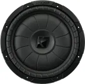 Kicker 52CVT124 CompVT 12 Inch Car Audio Subwoofer Stereo Shallow Component Sub 450 Watt RMS Single Voice Coil 4 Ohm
