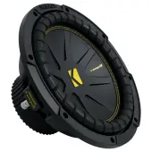 Kicker 50CWCS84 CompC 8 Inch Single 4 Ohm Voice Coil SVC Increased Excursion Forced-Air Cooling Subwoofer