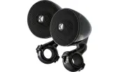 Kicker 47PSMB34 50 Watts RMS (100 Watts Peak Power) 4 Ohms 3 Inch Two Weather-Resistant Speaker Pods