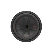 Kicker 48CWR122 12-Inch CompR 2-Ohm Dual 500 (Watts RMS) 1000 (Watt Peak) Voice Coil Design Subwoofer - Refurbished