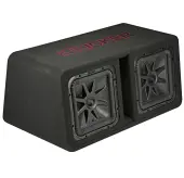 Kicker 45DL7R122 Car Audio L7R Solobaric L7 Dual 12" Vented Sub Box Enclosure - Refurbished