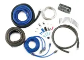 Kicker 46CK8 Car Audio 8 Gauge 2 Channel - Mono Amp Amplifier Install Kit CK8