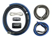 Kicker 46PKD1 Car Audio 1/0 Gauge OFC Dual Amp Amplifier Install Kit PKD1 New
