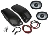Kicker 46HDBL69 Loaded 6x9" Speaker Lids Compatible with 14-UP Harley Davidson