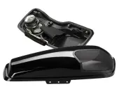 Kicker 46HDBL69VB 6 x 9-Inch Vivid Black Bag Lid Audio Kit for Harley-Davidson Coaxial Powersports Speakers