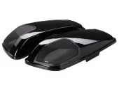 Kicker 46HDBLVB 6 x 9-Inch Vivid Black Bag Lids for Harley-Davidson- Gloss Black Lids