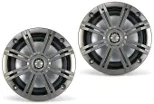 Kicker 41KM652C-N KM 6.5 Inch Marine Audio Stereo Speakers 65 Watt RMS Coaxial 2 Ohm Boat