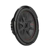 Kicker 48CWRT124 12-Inch CompRT 4-Ohm Dual 500 (Watts RMS) 1000 (Watt Peak) Voice Coil Design Subwoofer (CLONE)