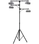 Harmony Audio  HA-TREESTAND Pro Audio DJ Lighting  Multi Arm Tripod & T-Bar Light Stand - Scratch and Dent