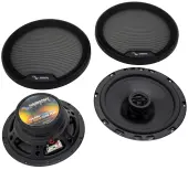Harmony Audio HA-R65 Car Stereo Rhythm Series 6.5" Replacement 300W Speakers & Grills - ...