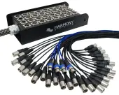 Harmony Audio HA-SB32100 Pro Stage XLR Snake Cable Box 32 Channel - 100 Feet (28 Send, 4 Returns) - Scratch and Dent