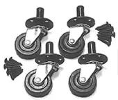 Peavey Pop Out Swivel Caster Set with Anodized Phillips Wood Screws (51220) Scratch and Dent