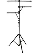 Pro Audio DJ Lighting Fixture Quad 8 Bolt Multi Tree Arm T Bar Light 12 Foot Height Stand Scratch and Dent